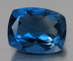 Piedra preciosa de fluorita azul natural muy rara de lujo de 2,33 ct - 3