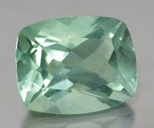 Piedra de fluorita verde natural en forma de cojín de 4,92 ct - 3