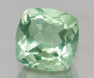 Piedra natural de fluorita verde en forma de cojín de 2,69 ct. - 3