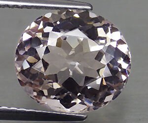 Piedra preciosa de goshenita natural genuina de lujo grande de 4,03 ct
