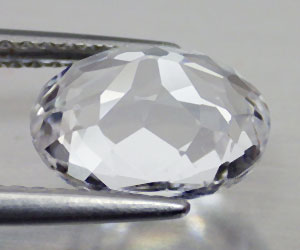 Piedra preciosa de goshenita genuina natural de brillo superior de lujo de 2,25 ct - 2