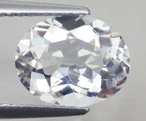 Piedra preciosa de goshenita genuina natural de brillo superior de lujo de 2,25 ct