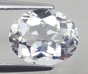 Piedra preciosa de goshenita genuina natural de brillo superior de lujo de 2,25 ct