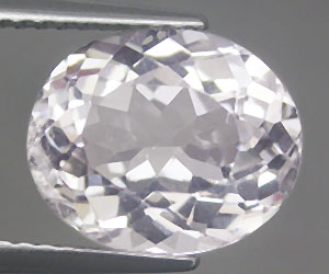 Piedra preciosa de goshenita genuina natural de lujo de 3,59 quilates con brillo superior