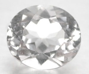 Piedra preciosa de goshenita genuina natural blanca de diamante de lujo de 1,61 quilates
