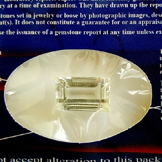 9.10 ct gran lujosa rara gema de hiddenita certificada