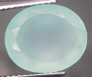 Piedra preciosa de calcedonia natural perfecta grande de 4,55 ct