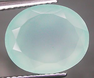 Piedra preciosa de calcedonia natural perfecta grande de 4,55 ct