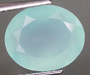 Piedra preciosa de calcedonia natural muy hermosa de 3,99 ct