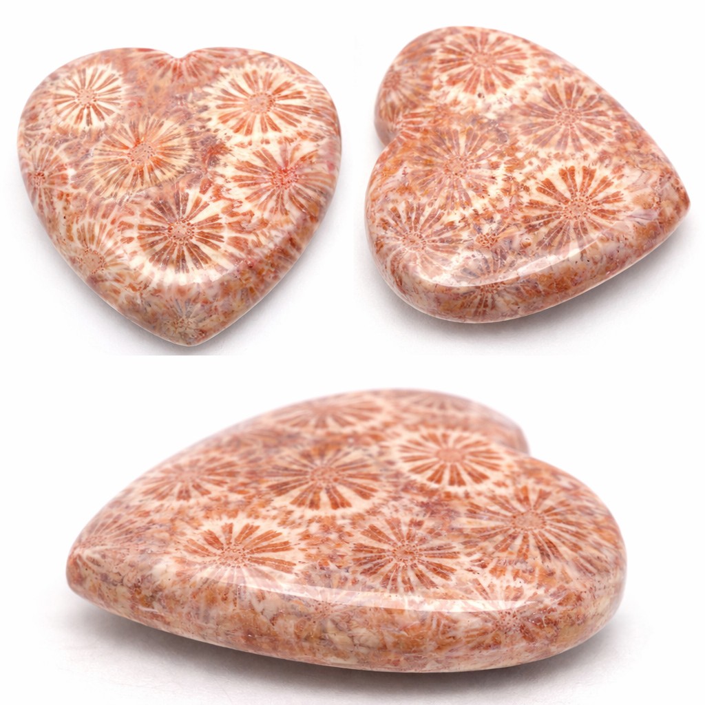 Piedra preciosa de coral natural súper hermosa grande de 71,54 ct