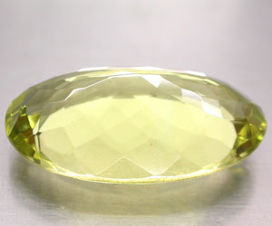 Piedra preciosa de cuarzo limón grande certificada de calidad perfecta de 29,75 ct - 3
