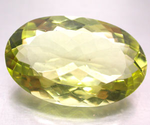 Piedra preciosa de cuarzo limón grande certificada de calidad perfecta de 29,75 ct - 4