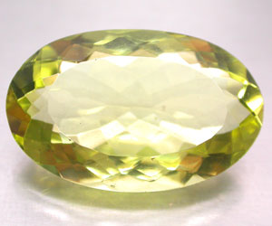 Piedra preciosa de cuarzo limón grande certificada de calidad perfecta de 29,75 ct - 2