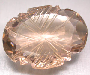 Piedra preciosa de cuarzo ahumado natural cortada con láser certificada de 36,05 ct - 3