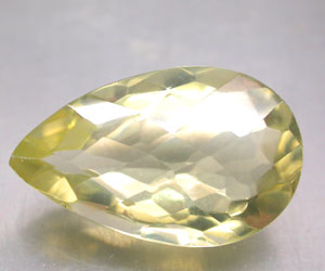 19,02 ct gran cuarzo limón auténtico garantizado perfecto