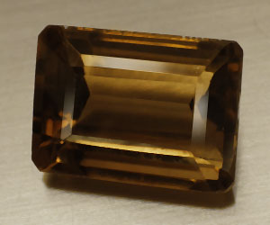 Piedra preciosa de cuarzo ahumado natural perfecta y lujosa grande de 17,45 ct - 3