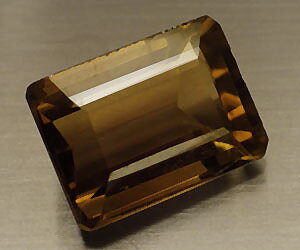 Piedra preciosa de cuarzo ahumado natural perfecta y lujosa grande de 17,45 ct