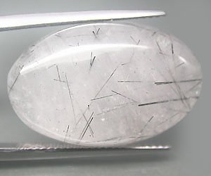 Cuarzo rutilo natural sin tratar grande completamente único de 20,40 ct