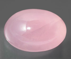 21,15 ct gran raro cuarzo rosa estrella certificado