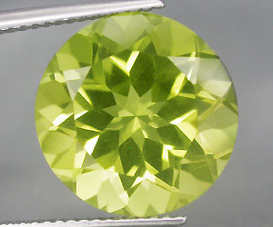 Piedra preciosa de cuarzo limón natural perfecta redonda grande de 9,30 ct - 3