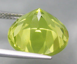 Piedra preciosa de cuarzo limón natural perfecta redonda grande de 9,30 ct - 2