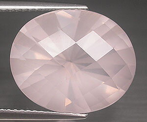 ¡Piedra preciosa de cuarzo rosa natural de lujo grande de 9,74 quilates!