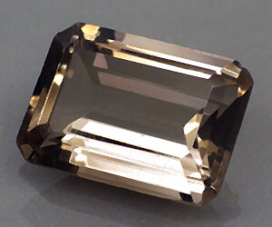 Piedra preciosa de cuarzo ahumado natural perfecta de lujo grande de 14,03 ct