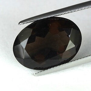 Piedra preciosa de cuarzo ahumado natural perfecto grande de 13,35 ct
