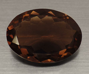 Piedra preciosa de cuarzo ahumado natural perfecta hermosa grande de 10,53 ct - 3