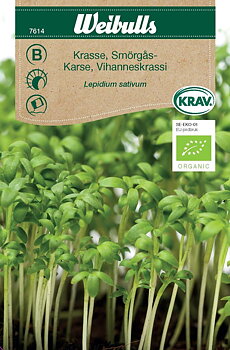 7614 Krasse, smörgås   Lepidium sativum