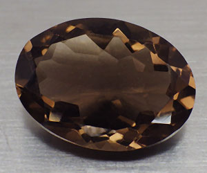 Piedra preciosa de cuarzo ahumado natural perfecto grande de 11,05 ct - 3