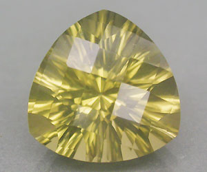 Piedra preciosa de cuarzo dorado perfecto de lujo grande de 8,59 ct