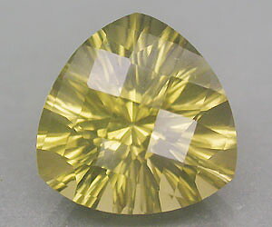 Piedra preciosa de cuarzo dorado perfecto de lujo grande de 8,59 ct