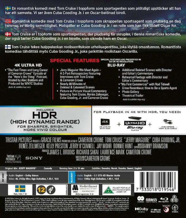 Jerry Maguire (4K Ultra HD Blu-ray + Blu-ray) - 2