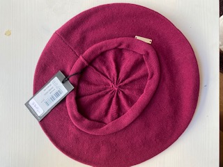 Oversize basker i bomull från Seeberger - berry red - 3