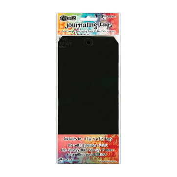 Ranger Dyan Reaveley's Dylusions Journal Tags - Black