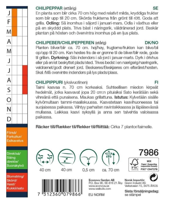 7986  Chili  Capsicum annuum - 2