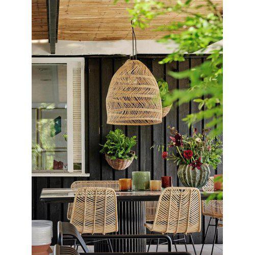 Maja Taklampa Rotting Utomhus  Natur 53 cm 
