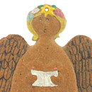 Stig Lindberg (1970) Gingerbread Angel Wall Plaque 12 cm