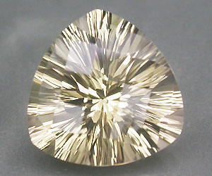 Piedra preciosa de cuarzo champán hermosa brillante grande de 8.21 ct