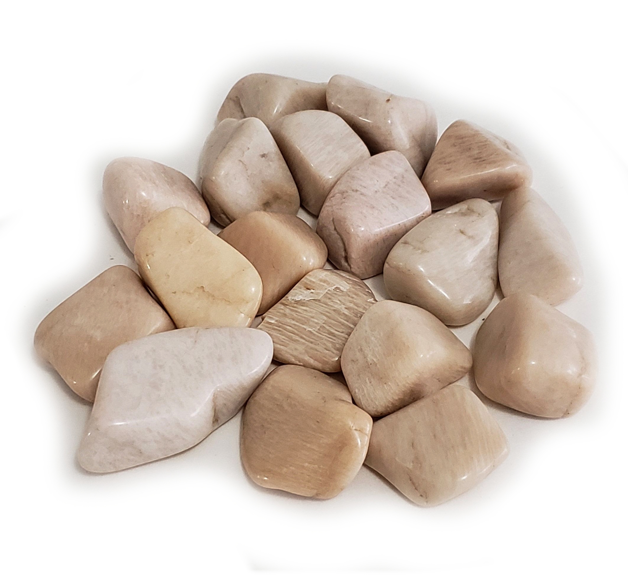 Vit Feldspar - Trumlad - 2