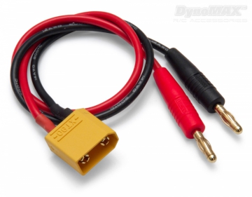 Dynomax Charge Lead XT90 with 4mm Banana Connectors