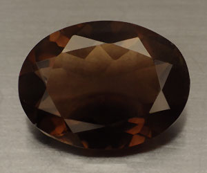 Piedra preciosa de cuarzo ahumado natural perfecta de 7,40 ct muy hermosa