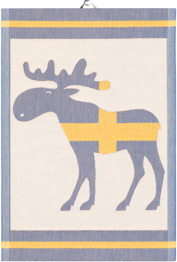 EKELUND HANDDUK SWEDISH MOOSE 35X50 CM