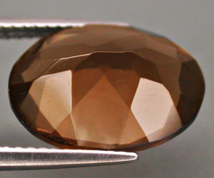Piedra preciosa de cuarzo ahumado natural de calidad perfecta de 5,88 ct - 2