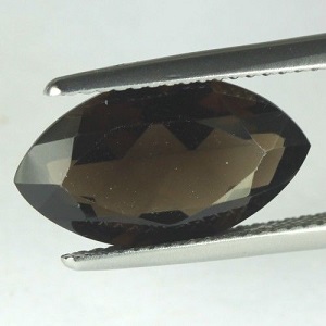 Hermosa piedra preciosa de cuarzo ahumado natural de 4,16 ct - 3