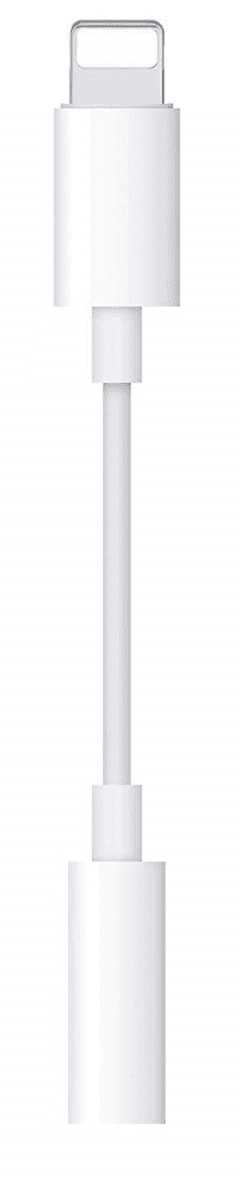 SiGN Lightning till 3.5mm AUX Adapter - Vit - 3