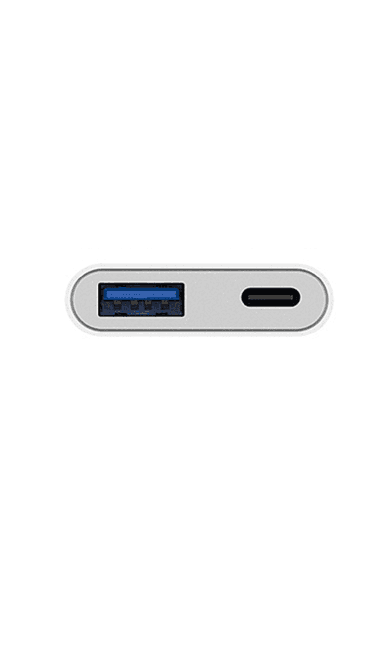 SiGN Lightning & USB Kamera Adapter 5V, 1A - Vit - 3