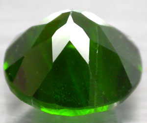 2,02 ct grande 7,9 mm redondo lujoso diópsido de cromo ruso natural - 2