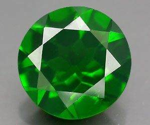 Piedra preciosa de diópsido de cromo natural de alta calidad de lujo de 1,23 ct
